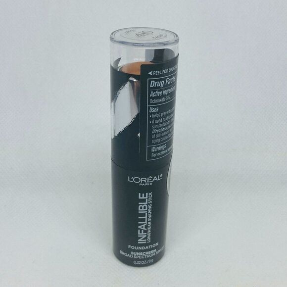 ŁORÉAL Infallible Longwear Shaping Stick Foundation 410 COCOA 0.32 oz/9g - Picture 1 of 3